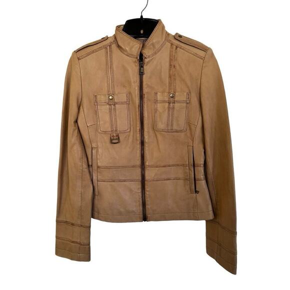 Wilson Tan Leather jackets women XS - Picture 3 of 12